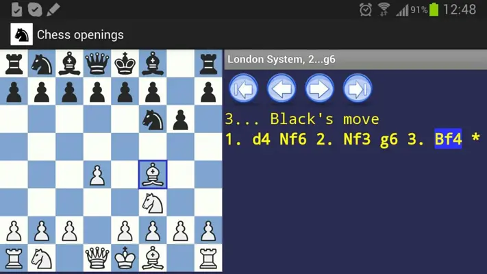 Chess openings android App screenshot 3